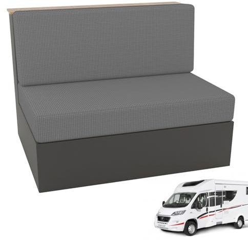 MeYuxg Fundas de Cojín para Mesa de Comedor Autocaravana, Remolque y Caravana (Gris Claro)