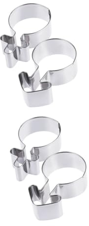 Ciieeo Set 2 Stampi da Forno in Acciaio Inox Simbolo di Genere per Biscotti e Fondente, Tagliabiscotti Fai da Te Antiaderente per Festa degli Innamorati, Utensili Cucina per Dolci
