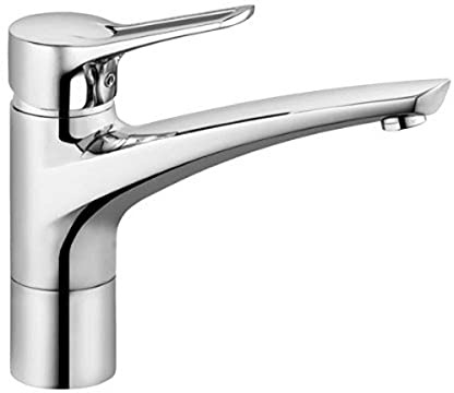 Kludi 39 934 05 62 Chrome MX Bayonette DN 15 Kitchen Sink Tap with Fixed Spout - Grey
