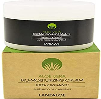 Lanzaloe Aloe Vera Bio-Feuchtigkeitscreme, 100% Bio-Feuchtigkeitscreme, 200 ml