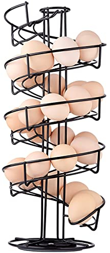 TopLife – Soporte dispensador de huevos, diseño en espiral