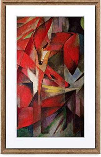 MEURAL Canvas II MC321HW Smart Art Digitale HD-Leinwand 41 x 61 cm (Dunkler Holzrahmen, 21.5 Zoll, Gemälde & Fotografien in naturgetreuen Details wiedergegeben, NFT Crypto Art, WLAN mit App)