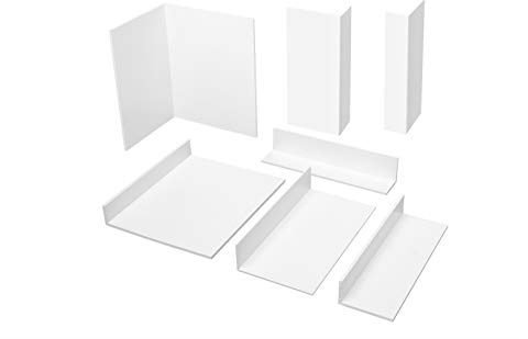 2 Meter | Eckprofile | Winkel ungleichschenklig | Auswahl | 3-4mm | PVC | HJ 339