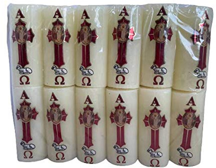 3 Mini Cirio Pascual Paschal Candle Easter (12 Pcs) # 19059