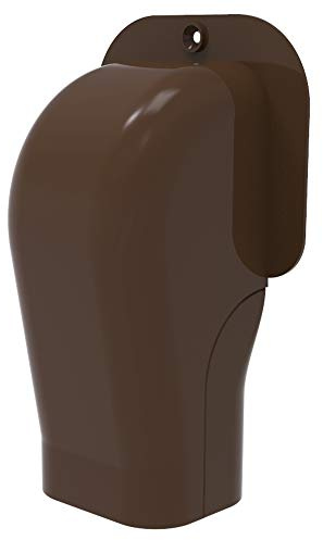 Wandanschlußstück TM 100 EXC braun für Kanal Klimaanlage