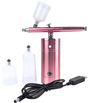 YANYUESHOP Cake Spray Gun,Paint Spray Gun Rechargeable Portable Electric Spray Gun Painting Model Kit Art Craft Cake Decoration,B