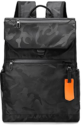 FANDARE Sac à Dos Ordinateur Portable Sac à Dos de Voyage 15.6 Pouces avec USB Charging Port Sac à Dos d'affaires Fonctionnel Sac a Dos PC Portable pour Loisir Scolaire Affaire Imperméable Nylon Camo