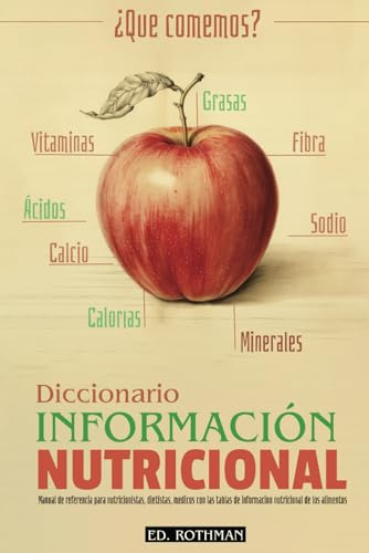 ¿QUE COMEMOS? DICCIONARIO DE INFORMACIÓN NUTRICIONAL: COMPOSICIÓN Y TABLAS DE INFORMACIÓN NUTRICIONAL DE LOS ALIMENTOS, BEBIDAS Y COMIDAS | UN MANUAL DE REFERENCIA PARA NUTRICIONISTAS Y DIETISTAS.