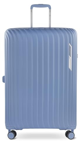 bugatti Hera Hartschalen-Koffer L mit 4-Rollen, Leichter Reise-Koffer aus PP Light in Denim