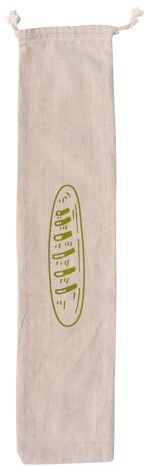 LIFKOME Organic Cotton Drawstring Bread Bag Reusable Bread Storage Pouch for Homemade Loaf Pouch for Loaves Breathable Food Storage Bag Easy-Clean Unbleached Fabric 26.38In
