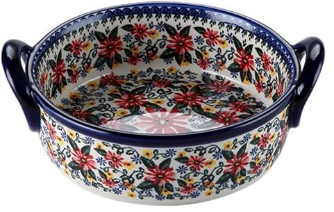 Fuente for lasaña grande y profunda, fuente for lasaña grande y profunda, fuentes for horno, fuentes pequeñas for horno de 21 x 18,5 x 7 cm, fuente for horno de cerámica de 950 ml, bandeja for horno r