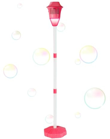 Seifenblasenmaschine, stehend, Bubble Torch Garden Lampe | Automatische Seifenblasenherstellermaschine | Design der Straßenlampe im Freien für