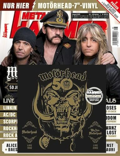 Metal Hammer Magazine Germany 2025-08 Motörhead + Vinyl Single Live