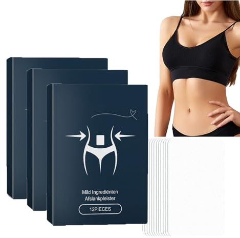 Lean Patches für die Gewichtsabnahme, pflanzliche Körper straffende & Fettverbrennung Hilfe für Männer & Frauen, unterstützt den Stoffwechsel Boost, Appetit Kontrolle, Hilfe für hartnäckige (3PCS)