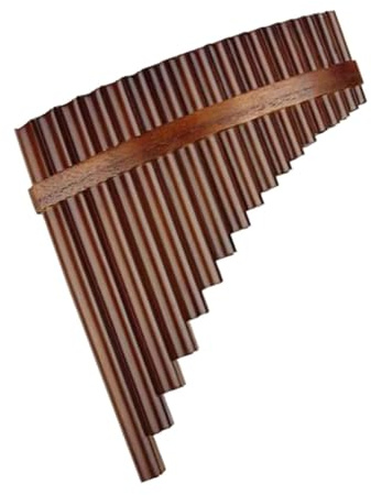 18 pipe bamboo pan flute in F key woodwind Traditional musical instrument Beginner Pan Flute