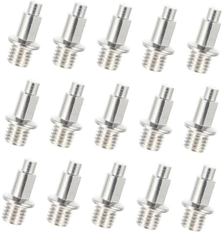 TOBBOMEY 32 Piezas Clavos De Salto para Zapatillas De Atletismo Clavos Antideslizantes Metálicos para Zapatillas De Cross Country De Campo Través
