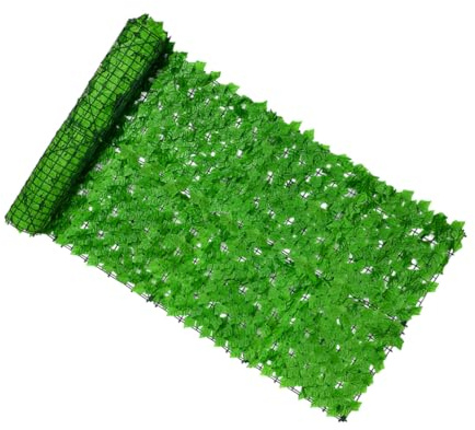 BESTonZON Valla Artificial de Verdes Realistas Enrejado de Decoración para Jardines Balcones y Patios Muro de Plantas Simuladas