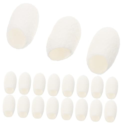 Beaupretty 60 Piezas Limpiador de Capullos de Seda para Limpieza Facial de Bolas de Capullos de Seda para Lavado Facial el Baño para Cuidado Piel