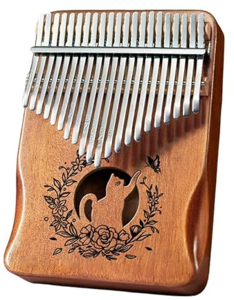 Kalimba-Instrument 21-Ton-Kalimba Für Anfänger Größerer Tonumfang Und Bessere Tragbarkeit