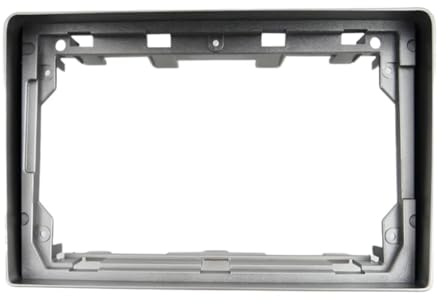 Bil För Peugeot 207 307 För Expert För Partner 9-tums Ramfasadadapter Radio Instrumentpanel Fitting Panel Kit(Silver)