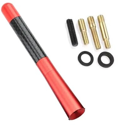 Antena Universal de Fibra de Carbono para Coche, Antena Corta de Repuesto Compatible con BMW, Honda y Toyota. Recepción Antena automotriz(B)