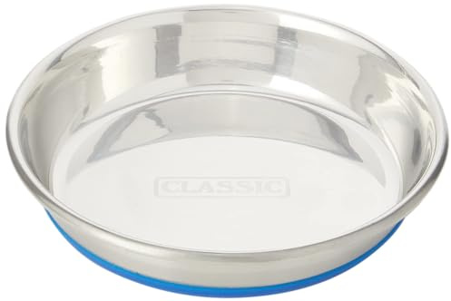 Classic Pet Products - Superplato clásico de Acero para Gatos