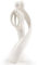 Mopec Statuetta in Porcellana sposi Fusione, Confezione da 1 Pezzo, Bianco, 0.02x6.00x18.00 cm