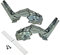 Türscharnierset (Kit) oben+unten für Kühlschränke von AEG, Bosch / Siemens 481147, Miele 2285121, Quelle