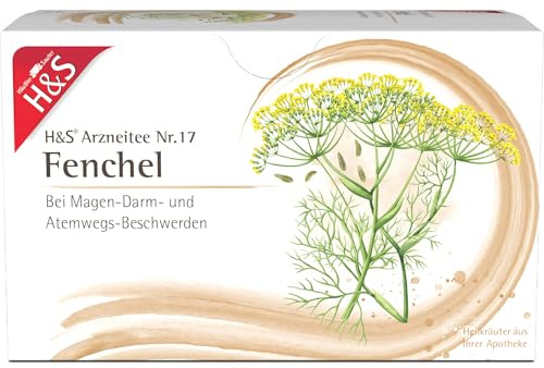 H&S Arzneitee Nr. 17 Fenchel bei Magen-Darm- und Atemwegsbeschwerden, 20 St. Filterbeutel