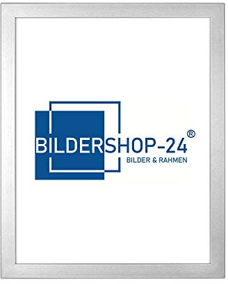 Bildershop-24 Cornice portafoto Monza in Argento, Alluminio lucido, 60 x 80 cm