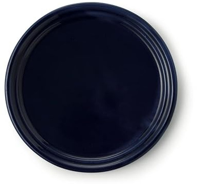 CERTRE - Sottovaso per Bonsai Rotondo in Gres, Made in Italy, Colore Blu Elettrico (Smaltato) | Misure esterne: diametro 21 cm x h1,5 cm (Prodotto SEMIARTIGIANALE, possibili VARIAZIONI di Colore)