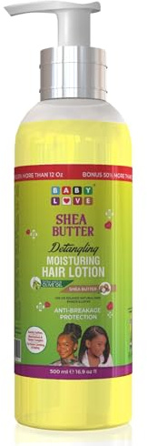 BABY LOVE KIDS NATURAL SHEA BUTTER DETANGLING MOISTURIZING LOTION 500ML