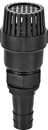 sourcing map Clapet Pied G1 Fil 22.8mm Barbelé Filtre Passoire Clapet Anti-retour pour Accueil Eau Puit Pompe PVC Noir