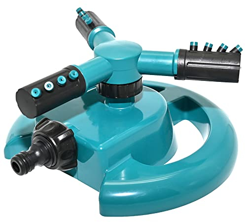 Ram® Garden Sprinkler Automatic Lawn Sprinkler 360 Degree Rotating Grass Lawn Plants Veggies Sprinkler
