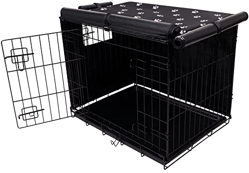 Pet Prime Hundekäfig-Abdeckung, für drinnen und draußen, langlebig, winddicht, 600D-Oxford-Gewebe, passend für 61,4 cm, 76,2 cm, 91,4 cm, 91,4 cm, 121,9 cm, 121,9 cm, Drahtkäfig für kleine und große