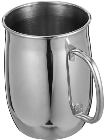 UPKOCH Tasses à Café Acier Inoxydable Avec Poignées Pour Thé Eau Et Boissons Et Résistant