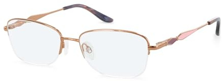 Puccini Brille mit Sehstärke für Damen optional mit Sonnenbrillentönung oder Blaulichtfilter, Oval, gefertigt aus Metall (inklusive Brillenetui)