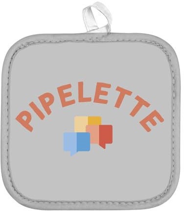 Manique de Cuisine - Pipelette Humour Blague Copine - (17 x 17 cm)