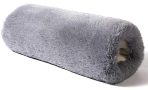 Zasdvn Manchon Chauffe-Mains, Manchon Chauffe-Mains Avec Tour De Cou Et Peluche De Poche, Chauffe-Mains Pour Femme, Manchons Pour Réchauffer Les Mains En Hiver, Manchon En Fausse Fourrure Insolite