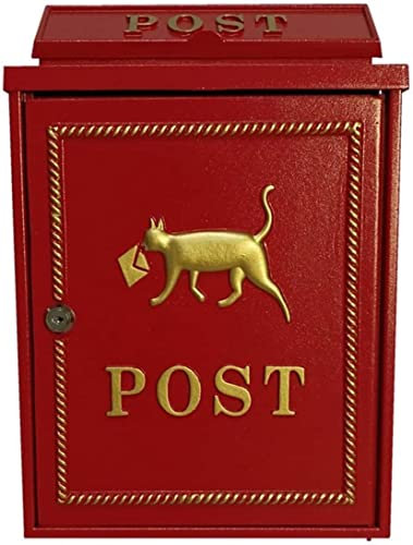 Cassetta Postale Cassetta postale a parete in stile europeo Messenger Cassetta postale a parete per gatti Cassetta postale residenziale Cassetta delle lettere Scatole per giornali Cassetta postale del