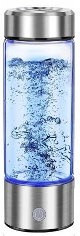 Hydrogen Water Bottle, PowerlotZero Hydrogen Water Generator with SPE Technology, 14oz Rechargeable Portable Hydrogen Water Ionizer Machine for Home, Travel, Fitness