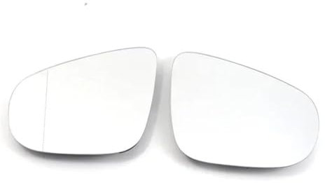 VREFOEAX Spiegelglas Für VW Für Golf 6 MK6 5K 2009-2012 Für Touran 2011-2015 Rückspiegel Glas Tür Flügel Spiegel Beheizte Seite Spiegel Glas Außenspiegel Glas Ersatz(L+R)