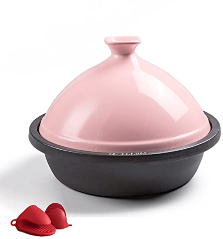 Pentola per tajine marocchina in ghisa, pentola per tajine in ghisa, pentola per tajine Smaltata marocchina, pentola per casseruola a induzione, pentola per brodo in Argilla Fatta a Mano, PE