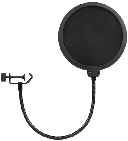 Popfilter för mikrofon Justerbar inspelningsskärm