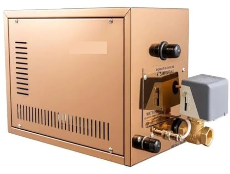 Generador De Vapor For Sauna, 4/5/6/7KW, Ducha De Vapor Doméstica, Controlador Digital, Sala De Sauna, SPA, Máquinas De Baño De Vapor Calefacción Eficiente(AT-60S 6KW)