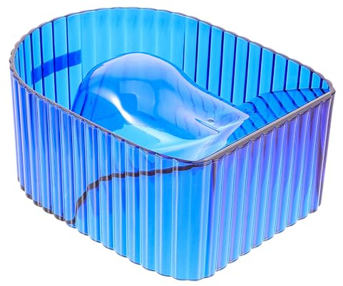 TOPBATHY Transparente Acryl Maniküreschale zum Einweichen der Hände Bruchsicher für Professionelle Maniküre im Nagelkunst Salon oder Zuhause