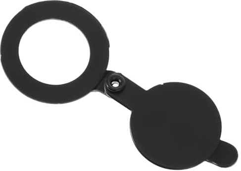 Ipetboom Door Viewer Privacy Cover for Front Door Peephole Black Painted Metal Peephole Cover Plate for Home and Apartment Security