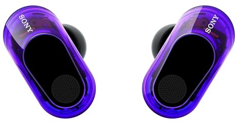 Sony INZONE Buds Gaming-Kopfhörer, 360 Spatial Sound, leicht, bequemer Sitz, Noise Cancelling, KI-Mikrofon, 24 Std. Akku, Dongle mit geringer Latenz, für PC und PS5 - Glass Purple (Exklusivmodell)