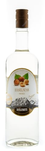 DOLOMITI Haselnuss -Schnaps Premium Spirituose 40% vol. | Haselnussschnaps | 1 x 1 Liter
