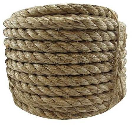 3/4 X 100' Treated Manila Rope Boat Dock Tree Farm Nautical